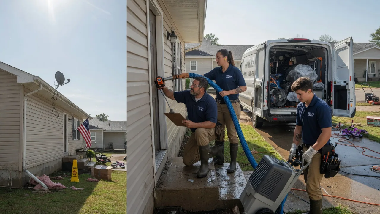 Ceiling Water Damage Restoration in Clarkfield, MN near me